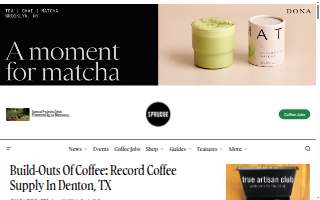 Record Coffee Supply website