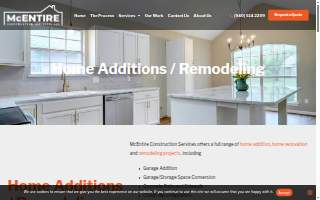 McEntire Construction Services - Home Remodeling Denton website
