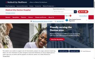Medical City Denton website