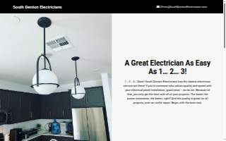 South Denton Electricians website