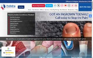 Podiatry Associates of Texas website