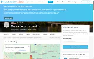 Moore Construction Co. website