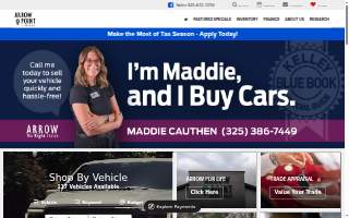 Arrow Point Auto Mall website