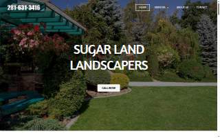 Sugar Land Landscapers website