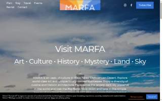 Marfa Texas Kitchen website