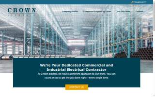 Crown Electric, Inc. website