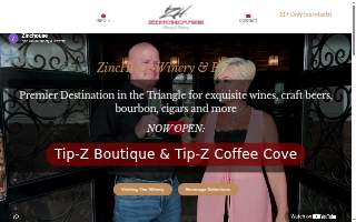 Vineyard Bar and Grill website
