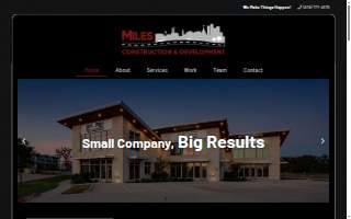 Miles Construction Corporation. website