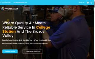 R and R Quality Air website