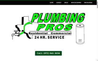 Lewisville Plumbing Pros website