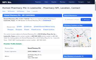 RXMED Pharmacy website