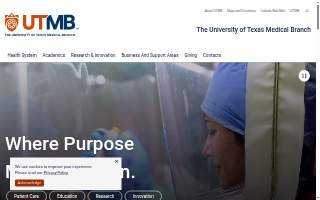 UTMB Health Urgent Care, Galveston website