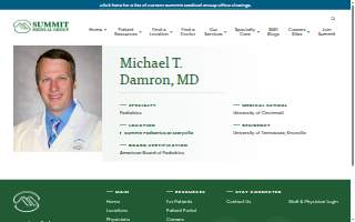The Damron Group Realtors website