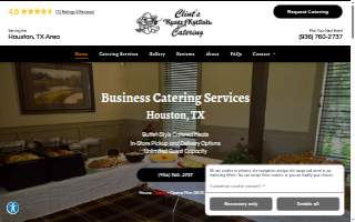Clint's Kuntry Katfish Catering website