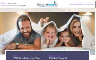 Absolute Smile Dental website