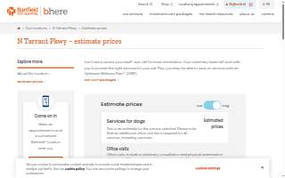 Banfield Pet Hospital website