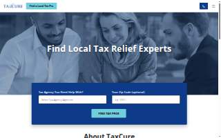TAX CURE LLC website