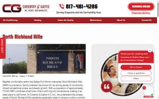 Coventry & Gattis A/C, Inc. website