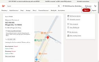 Walgreens of Pflugerville website