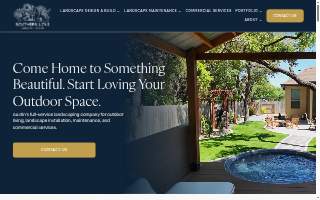 Southern Love Landscaping & Design website