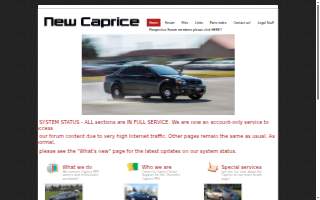 Caprice Hair Salon website