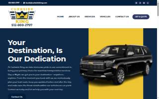 Curbside King Transportation and Rental Services website