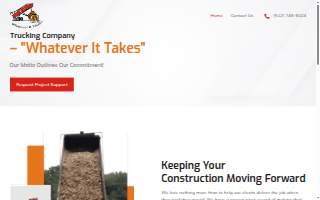 Jag Trucking Inc website