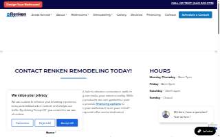 Renken's Nursery Inc website