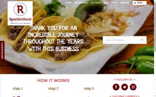 Rowlettfood website