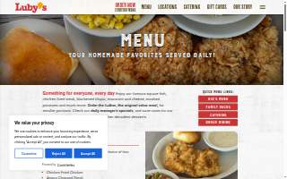 Luby's of Harlingen website