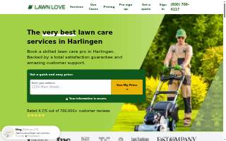 E-Z Lawn Service Inc. website