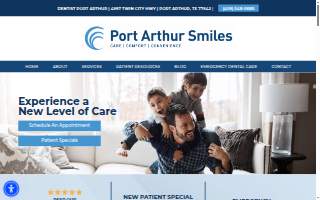 Port Arthur Smiles website