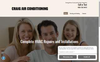 Craig Air Conditioning website