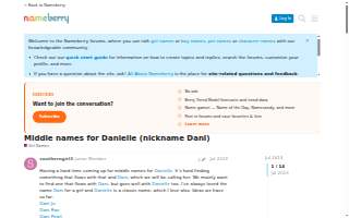 Danielle's Back East BBQ website