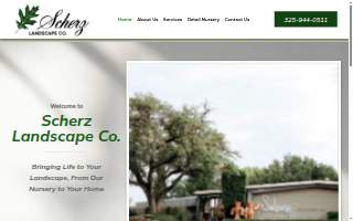 Scherz Landscape Co website