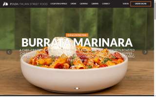 Piada Italian Street Food website