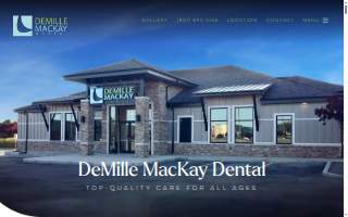 DeMille MacKay Dental website