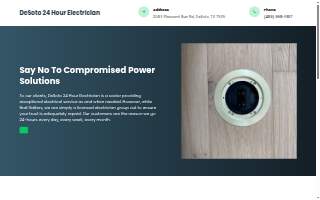 De Soto 24 Hour Electrician website