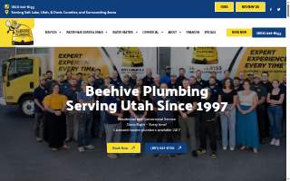 Beehive Plumbing West Valley City website