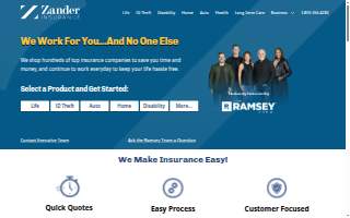 Zander Real Estate Team website