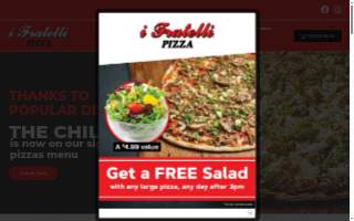 Fratelli Ristorante website