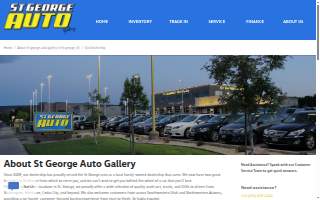 St George Auto Gallery website