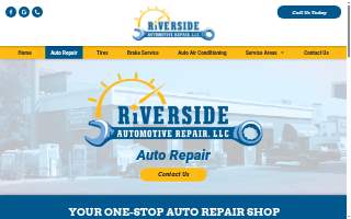 Riverside Automotive Repair website