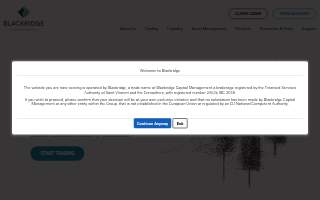 BlackRidge Wealth Management website