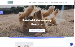 Fairfield Veterinary Hospital website
