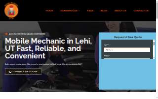 Mobile Mechanic Lehi website
