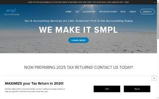 smpl Tax & Accounting website