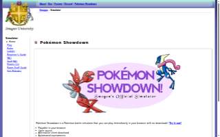 Showdown website