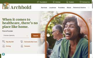 Archbold South Georgia Surgical website