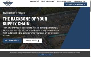 Bonneville Logistics website